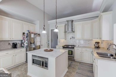 Welcome home to this inviting 4-bedroom, 2.5-bath beauty located on Hamilton Mill Golf Club in Georgia - for sale on GolfHomes.com, golf home, golf lot