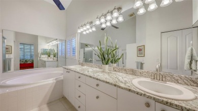 This bright and beautiful 3 bedroom, 2 1/2 bath home is on Stoneybrook Golf and Country Club of Sarasota in Florida - for sale on GolfHomes.com, golf home, golf lot