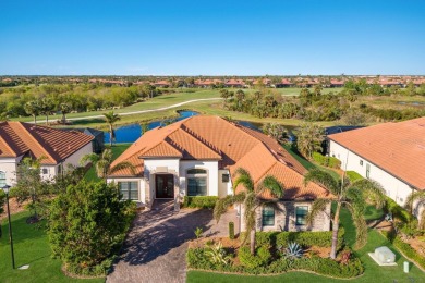 Situated on a premium water lot in the coveted golf community of on Sarasota National Golf Club in Florida - for sale on GolfHomes.com, golf home, golf lot