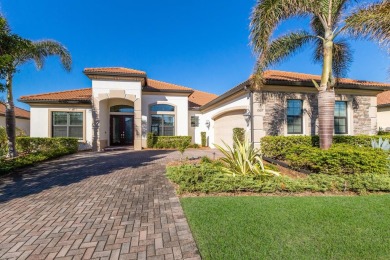 Situated on a premium water lot in the coveted golf community of on Sarasota National Golf Club in Florida - for sale on GolfHomes.com, golf home, golf lot