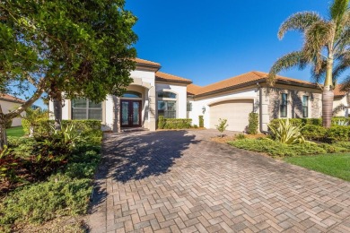 Situated on a premium water lot in the coveted golf community of on Sarasota National Golf Club in Florida - for sale on GolfHomes.com, golf home, golf lot