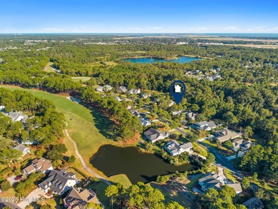 Nestled on a quiet tree-lined street, this custom-built home on Members Club At St. James Plantation in North Carolina - for sale on GolfHomes.com, golf home, golf lot