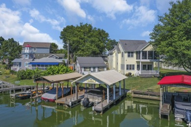 Welcome to your Fully Furnished waterfront DREAM Home retreat!
 on Harbor Hills Country Club in Ohio - for sale on GolfHomes.com, golf home, golf lot