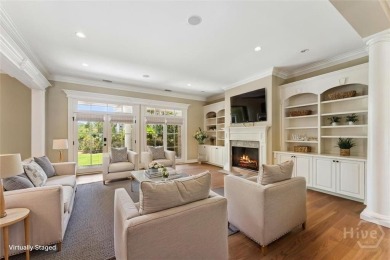 Step into timeless elegance in this beautifully crafted brick on Savannah Quarters Country Club in Georgia - for sale on GolfHomes.com, golf home, golf lot