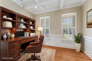 Step into timeless elegance in this beautifully crafted brick on Savannah Quarters Country Club in Georgia - for sale on GolfHomes.com, golf home, golf lot