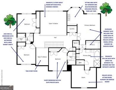 GREAT HOME WITH POTENTIAL GALORE IN WOODMONT INCLUDES $10K on Woodmont Golf and Country Club in Georgia - for sale on GolfHomes.com, golf home, golf lot