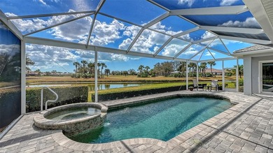 Welcome to this beautiful Siesta home with lake views, where on Pelican Pointe Golf and Country Club in Florida - for sale on GolfHomes.com, golf home, golf lot