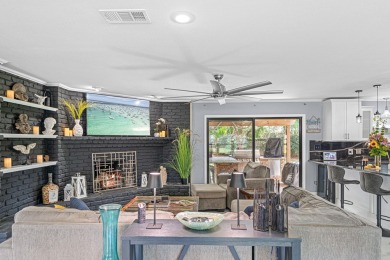 Located in beautiful Indian Bayou, this remodeled 3BR, 2BA on Indian Bayou Golf and Country Club in Florida - for sale on GolfHomes.com, golf home, golf lot