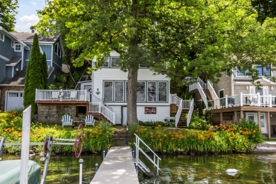 Klinger Lake Cottage-Enjoy beautiful sunsets and 50 feet of on Klinger Lake Country Club in Michigan - for sale on GolfHomes.com, golf home, golf lot