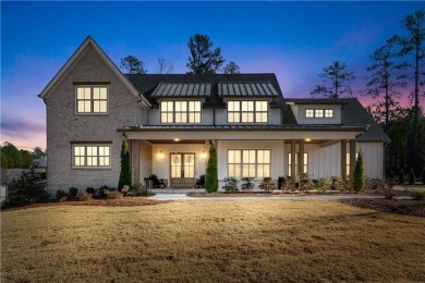 Welcome to this wonderfully modern farmhouse in the stunning on The Governors Towne Club in Georgia - for sale on GolfHomes.com, golf home, golf lot