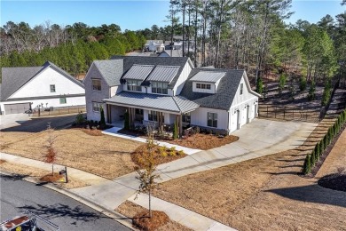 Welcome to this wonderfully modern farmhouse in the stunning on The Governors Towne Club in Georgia - for sale on GolfHomes.com, golf home, golf lot