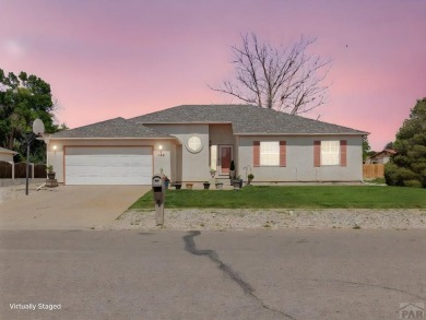 This one owner home is priced to sell quickly. Large lot almost on Desert Hawk At Pueblo West in Colorado - for sale on GolfHomes.com, golf home, golf lot