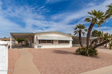 Welcome to this beautifully laid-out 2 bedroom, 2 bathroom home on Sun Lakes Country Club in Arizona - for sale on GolfHomes.com, golf home, golf lot