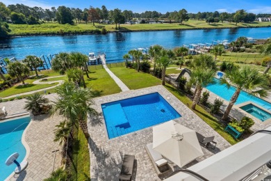 Welcome to 496 West Palms, a breathtaking waterfront sanctuary on Myrtlewood Golf Course and Club  in South Carolina - for sale on GolfHomes.com, golf home, golf lot