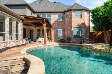 Experience luxury living in this exquisite custom home, ideally on The Trails of Frisco Golf Club in Texas - for sale on GolfHomes.com, golf home, golf lot