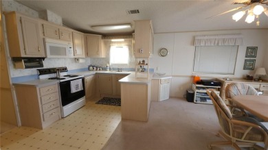 1996 MOBILE HOME IN ACTIVE 55+ COMMUNITY. FURNISHED one bedroom on River Run Golf Links in Florida - for sale on GolfHomes.com, golf home, golf lot