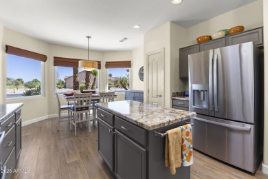 Uniquely positioned with picturesque views of both the on Sun City Grand Golf Couse and Club in Arizona - for sale on GolfHomes.com, golf home, golf lot