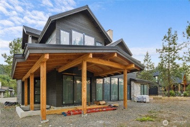 Experience mountain living in this custom by Hansell Mtn Homes on Suncadia Resort in Washington - for sale on GolfHomes.com, golf home, golf lot