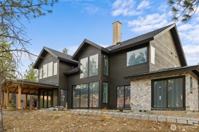 Experience mountain living in this custom by Hansell Mtn Homes on Suncadia Resort in Washington - for sale on GolfHomes.com, golf home, golf lot
