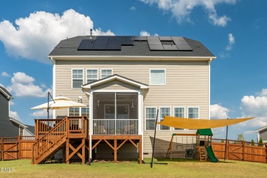 Welcome to your solar powered dream home in the highly on The Preserve At Jordan Lake Golf Club in North Carolina - for sale on GolfHomes.com, golf home, golf lot
