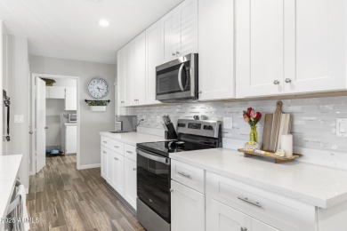 This beautifully remodeled 2-bedroom, 2-bath home in Sun City on Sun City South Golf Course in Arizona - for sale on GolfHomes.com, golf home, golf lot