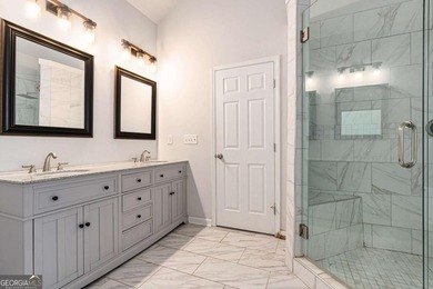 Welcome to this beautiful modern ranch-style home in the on Turtle Cove Golf Course in Georgia - for sale on GolfHomes.com, golf home, golf lot