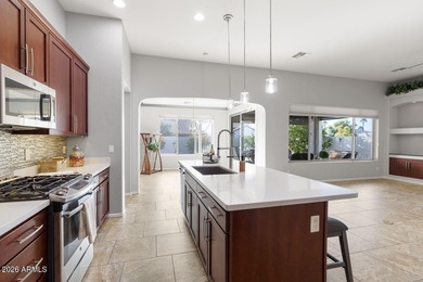 This stunning Vita model delivers high-end finishes beginning on Tuscany Falls At Pebble Creek in Arizona - for sale on GolfHomes.com, golf home, golf lot