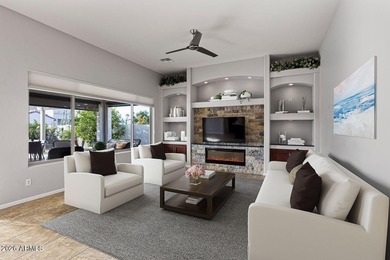 This stunning Vita model delivers high-end finishes beginning on Tuscany Falls At Pebble Creek in Arizona - for sale on GolfHomes.com, golf home, golf lot