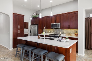 This stunning Vita model delivers high-end finishes beginning on Tuscany Falls At Pebble Creek in Arizona - for sale on GolfHomes.com, golf home, golf lot