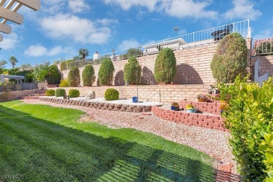 Step into this immaculate SUMMERLIN single-story retreat on Highland Falls Golf Club in Nevada - for sale on GolfHomes.com, golf home, golf lot