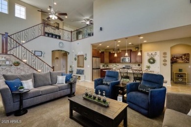 This beautiful 2,706-sqft home features an open floor plan with on Poston Butte Golf Club in Arizona - for sale on GolfHomes.com, golf home, golf lot