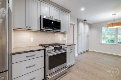 Fully renovated, one-level mid-century brick home overlooking on Wilmington Island Club in Georgia - for sale on GolfHomes.com, golf home, golf lot