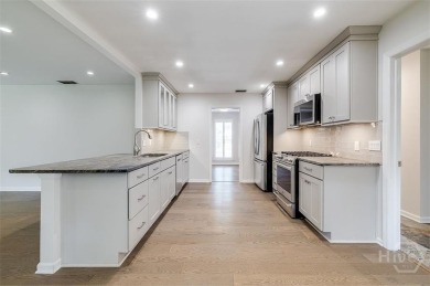 Fully renovated, one-level mid-century brick home overlooking on Wilmington Island Club in Georgia - for sale on GolfHomes.com, golf home, golf lot
