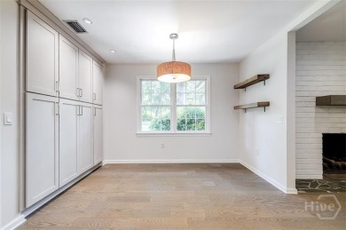 Fully renovated, one-level mid-century brick home overlooking on Wilmington Island Club in Georgia - for sale on GolfHomes.com, golf home, golf lot
