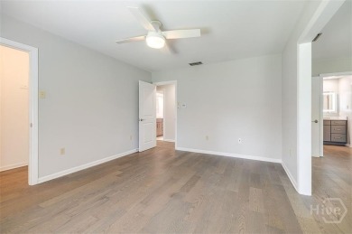 Fully renovated, one-level mid-century brick home overlooking on Wilmington Island Club in Georgia - for sale on GolfHomes.com, golf home, golf lot
