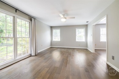Fully renovated, one-level mid-century brick home overlooking on Wilmington Island Club in Georgia - for sale on GolfHomes.com, golf home, golf lot