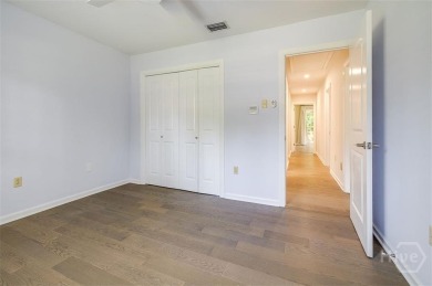 Fully renovated, one-level mid-century brick home overlooking on Wilmington Island Club in Georgia - for sale on GolfHomes.com, golf home, golf lot