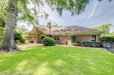 Fully renovated, one-level mid-century brick home overlooking on Wilmington Island Club in Georgia - for sale on GolfHomes.com, golf home, golf lot