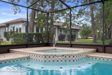 POOL HOME,  Enjoy this pool with spa home with 2021 pool heater on Timber Pines Golf Course in Florida - for sale on GolfHomes.com, golf home, golf lot