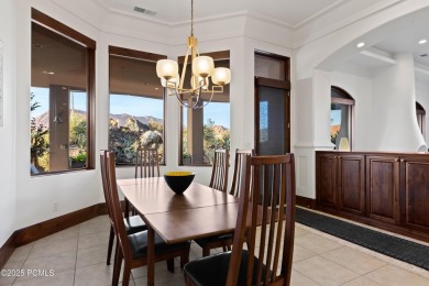 Located on prestigious Chaco Trail, this gorgeous and elegantly on Entrada at Snow Canyon in Utah - for sale on GolfHomes.com, golf home, golf lot