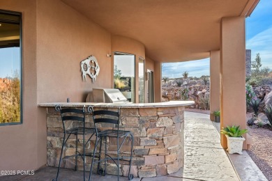 Located on prestigious Chaco Trail, this gorgeous and elegantly on Entrada at Snow Canyon in Utah - for sale on GolfHomes.com, golf home, golf lot