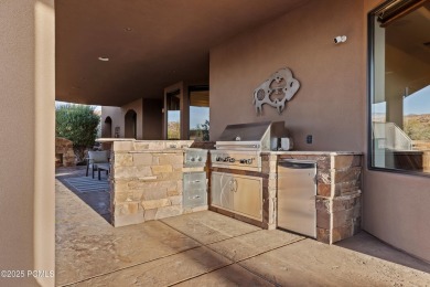 Located on prestigious Chaco Trail, this gorgeous and elegantly on Entrada at Snow Canyon in Utah - for sale on GolfHomes.com, golf home, golf lot