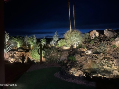Located on prestigious Chaco Trail, this gorgeous and elegantly on Entrada at Snow Canyon in Utah - for sale on GolfHomes.com, golf home, golf lot