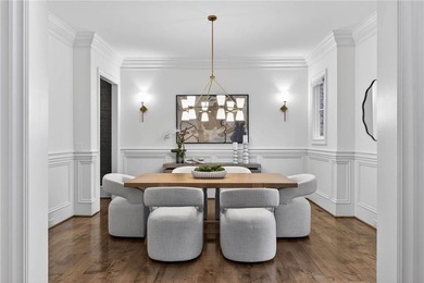 Just steps from Chastain Park, this exceptional five-bedroom on North Fulton Golf Course in Georgia - for sale on GolfHomes.com, golf home, golf lot