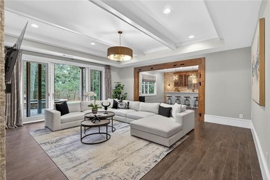 Just steps from Chastain Park, this exceptional five-bedroom on North Fulton Golf Course in Georgia - for sale on GolfHomes.com, golf home, golf lot