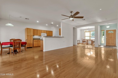 This highly sought-after 2-bedroom plus den home offers stunning on Lone Tree Golf Club in Arizona - for sale on GolfHomes.com, golf home, golf lot