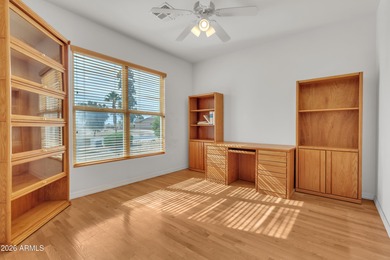 This highly sought-after 2-bedroom plus den home offers stunning on Lone Tree Golf Club in Arizona - for sale on GolfHomes.com, golf home, golf lot