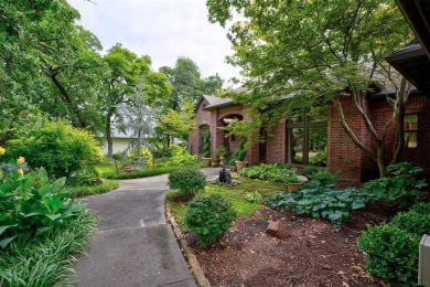 Exquisitely crafted custom residence on the 12th fairway of the on Oak Tree National Golf and Country Club in Oklahoma - for sale on GolfHomes.com, golf home, golf lot