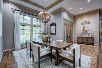 Exquisitely crafted custom residence on the 12th fairway of the on Oak Tree National Golf and Country Club in Oklahoma - for sale on GolfHomes.com, golf home, golf lot