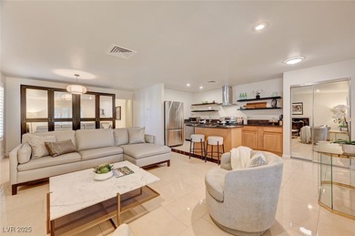 Rarely Available One-Story End-Unit Brick Townhome adjacent to on Las Vegas Country Club in Nevada - for sale on GolfHomes.com, golf home, golf lot